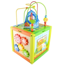 AcoolToy新品绕珠铁线旋转箱早教玩具益智玩具批发儿童玩