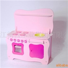 【木制玩具龙头企业】-煤气灶厨房过家家角色扮演厨房玩具