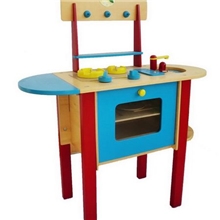 【木制玩具龙头企业】-红脚厨房厨房过家家角色扮演玩具批发