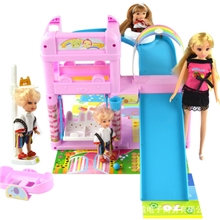 乐吉儿芭比娃娃梦幻游乐场H24A女孩过家家玩具