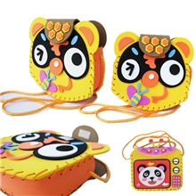 12款儿童eva手工包包粘贴画立体早教益智玩具拼图厂家批发