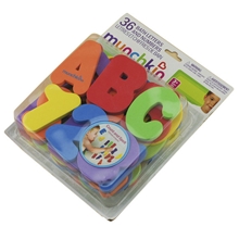 Munchkin麦肯奇字母数字贴36片热销儿童玩水墙贴洗澡玩具批发