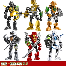 得高英雄工厂机器人3代DIY积木玩具96B儿童拼装合体超炫6新款