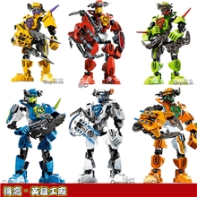 得高第二代DIY英雄工厂2.0拼装积木儿童玩具益智3-7岁