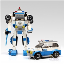 乐高式机器人汽车拼装玩具儿童智力开发益智积木玩具30100-1