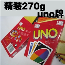 桌面游戏270g优诺unoUNO批发优诺标准版uno由诺亮光盒