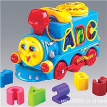 汇乐8810智乐电动智力积木火车