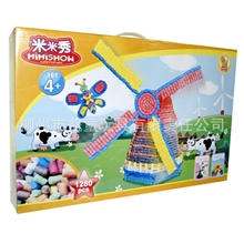 魔法粒粒米玉米积木DIY玩具厂家直销米米秀1280粒