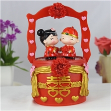 大禹娃娃喜庆婚庆摆件系列：早得贵子--子孙桶9038