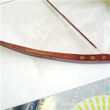 原装印度木香板-船型嵌铜木制香板