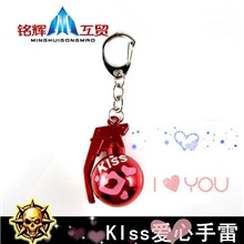 CF玩具模型F-001爱心手雷挂扣仿真军事模型穿越火线武器批发