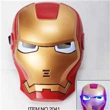电影钢铁侠3包电子发光钢铁侠面具复仇大联盟厂家直销现货