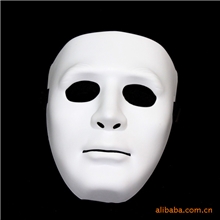 jabbawockeez面具高档表演假面舞白面具白色街舞面具
