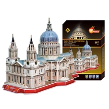 圣保罗大教堂酷娃礼拼图批发DIY玩具
