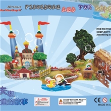 厂家直销批发拼图DIY智力玩具热销系列产品渔夫和金鱼的故事