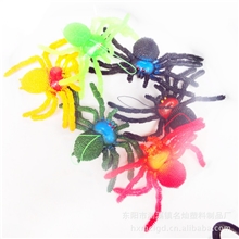 tpr塑料软胶仿真动物捕鸟蛛整人道具愚人节用品