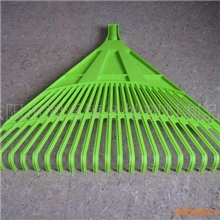 供应园林工具塑料草耙落叶耙24齿平头耙耙头
