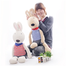 SG302海军服款正品防伪lesucre砂糖兔法国兔公仔玩具厂家批发