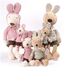 SG311长袖毛衣带帽款正品防伪lesucre砂糖兔公仔玩具厂家批发