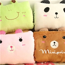 毛绒玩具卡通熊猫兔青蛙暖手捂卡通手暖