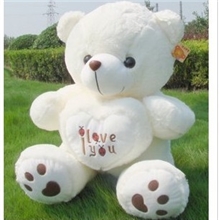 （亏本）支持混批70厘米毛绒玩具抱心熊爱心泰迪熊招代理