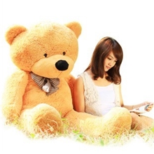 （亏本处理60只）毛绒玩具1.2米林嘉欣泰迪熊一件代发