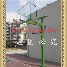 厂家生产地埋篮球架钢化玻璃篮球架手动液压篮球架户外篮球架