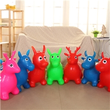 新料跳跳马批发价新料跳跳马加厚马充气马橡皮马儿童健身玩具