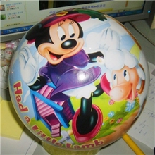 批发25厘米迪士尼彩印球皮球玩具球波波球全印球