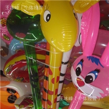 厂家定做动物充气长棒啦啦棒充气玩具款式多样pvc充气棒子