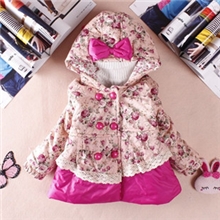 2013冬季新款女童碎花棉衣外套韩版童装代理免费加盟网上开店