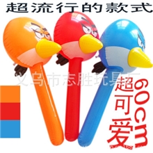 充气愤怒小鸟棒充气棒子充气玩具厂家直销可来样定做