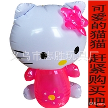 充气KT猫充气玩具批发可混批卡通人儿童玩具充气小动物