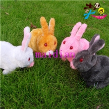 tz电动前进兔子，地摊热销，电动毛绒兔，蹦蹦跳跳可爱兔，玩具