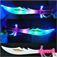 七彩闪光大刀声音发光刀剑玩具刀带声音感应闪光大刀