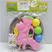 乒乓球枪（兔子）吸盘自粘板