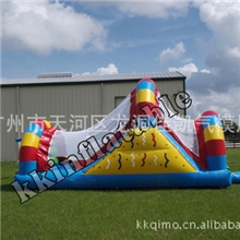 厂家直销充气滑梯充气水滑梯pvc充气滑梯水上游乐儿童游乐园