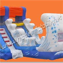 雪花充气滑梯，儿童充气滑梯，充气滑梯