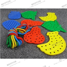 儿童穿线板塑料积木亲子玩具益智玩具.幼儿园教具