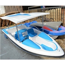 专业生产4-5座休闲电瓶船外观新颖品质保证JG003电动船系列