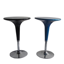 司图欧ABS圆型酒吧桌咖啡桌阳台升降桌子休闲桌安吉椅盟60CM