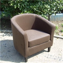 新款面料布艺单人沙发餐厅咖啡厅沙发椅酒店客房围椅休闲沙发