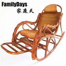 批发印尼藤摇椅进口优质大扭藤摇椅安乐藤椅批发定制
