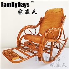厂家供应做工精细清凉可拆B款扭藤摇椅多用途躺椅逍遥休闲椅