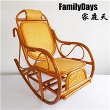 嘉庭天家具休闲逍遥躺椅不可拆老人摇摇藤椅