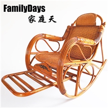 专业制作FamilyDays逍遥休闲藤椅老人摇摇椅可拆款藤椅