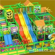 淘气堡新形电动产品厂家直销圆形水床，儿童组合滑梯