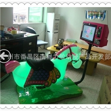 狂野赛马电动机械兽儿童摇摆机电动赛马游戏机