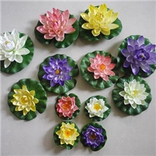 【厂家供应】环保无毒泡水不掉色仿真荷花假荷花人造荷花(图)