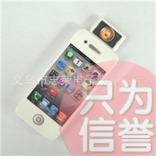 苹果手机USB充电子点烟器环保充电防风打火机厂家直销量大从优